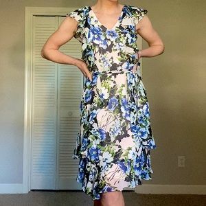 NWT Tommy Hilfiger Floral Ruffle Dress